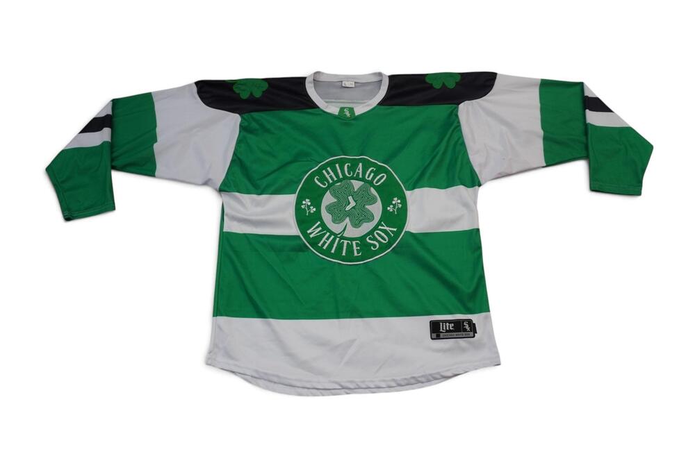 Chicago White Sox Baseball Jersey Mens XL Green MLB Baseball Lite Shamrock